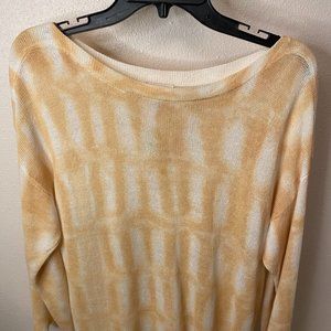 Gold and White Sweater